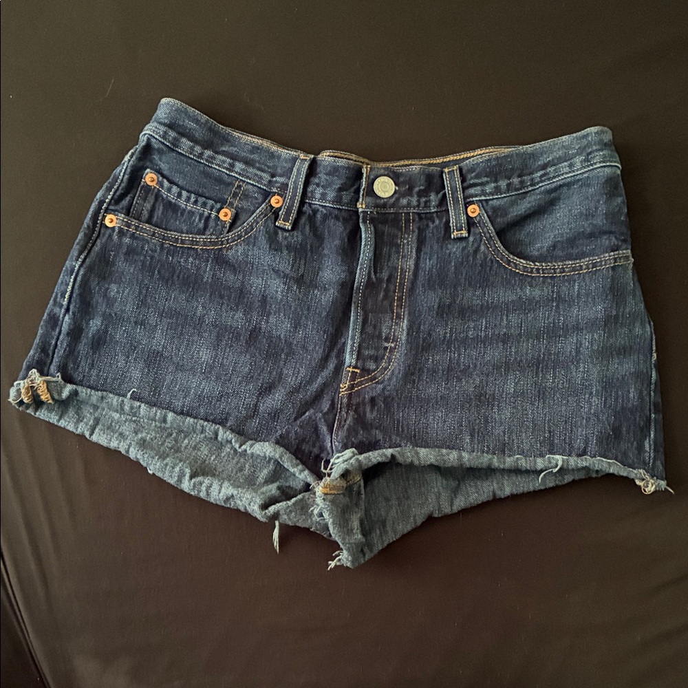Stylish Dark Blue Jean Shorts for Women